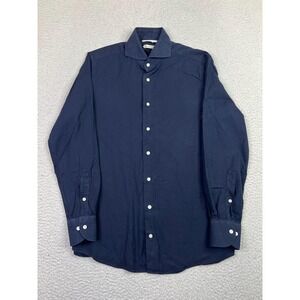 Suitsupply 14.5/15 37/38 Slim Fit 100% Egpytian Cotton Thomas Mason Dress Shirt